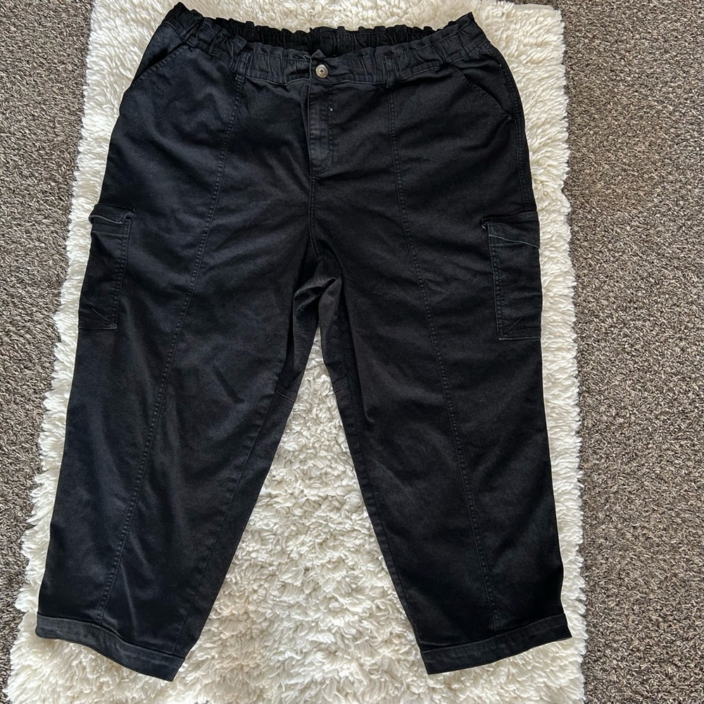 Lane Bryant Black Straight Leg Jeans with Comfortable Fit